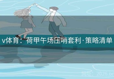 v体育：荷甲午场压哨套利·策略清单